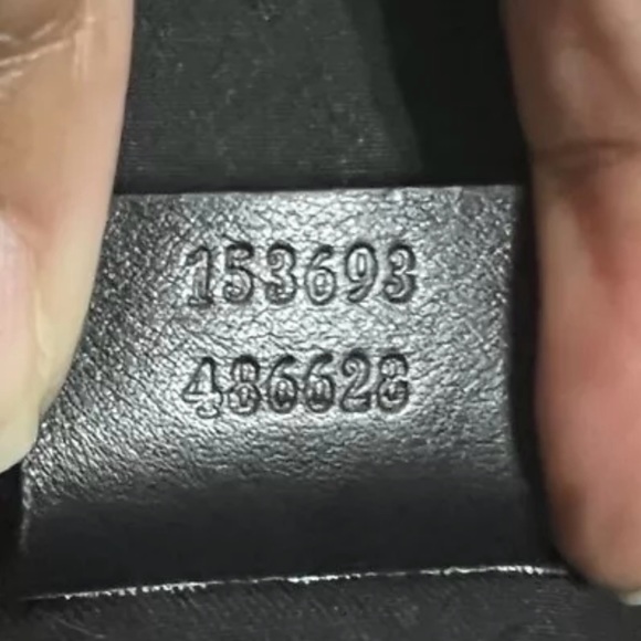 Certified Authentic GUCCI Striped Black Leather Hobo Bag - Picture 7 of 15